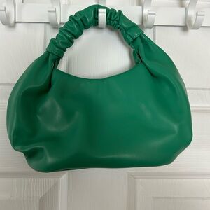 Chic Green Gathered Mini Bag